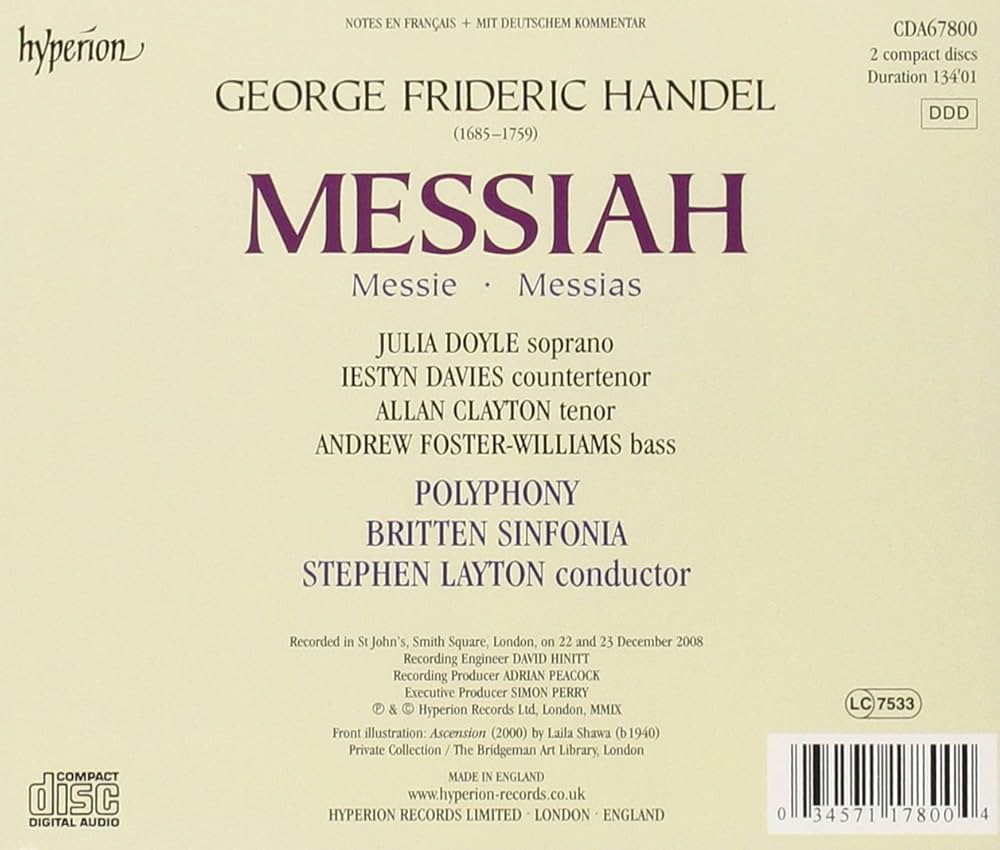 Amazon.co.jp: Messiah: ミュージック